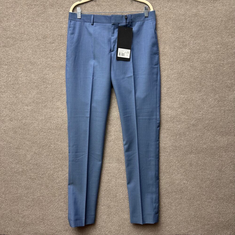 The Kooples Blue Slim Fit Wool Suit Pants Trousers Men’s Size FR 48 US 32 Medium